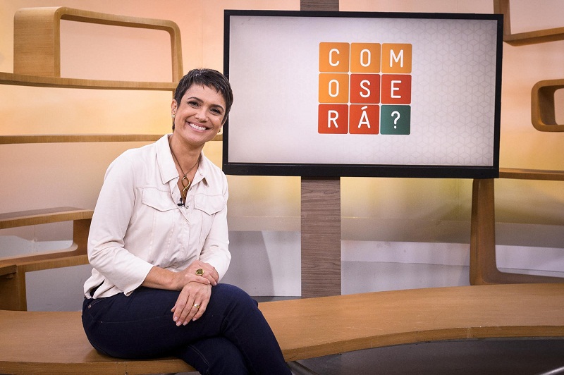 O programa "Como Será?", da TV Globo, é apresentado por Sandra Annenberg. Foto: Divulgação. 